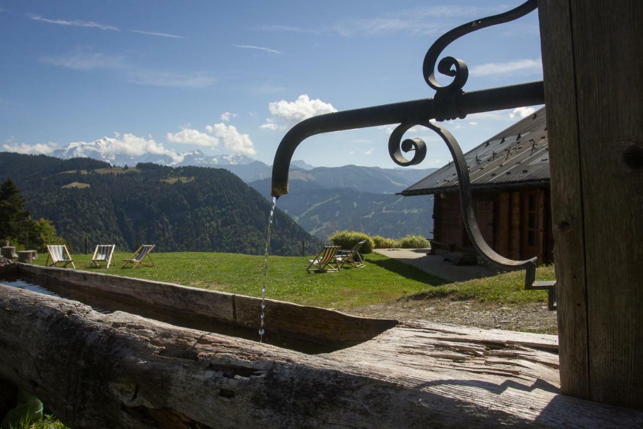 Reine des Aravis - chalet isolé Flumet Exterior foto