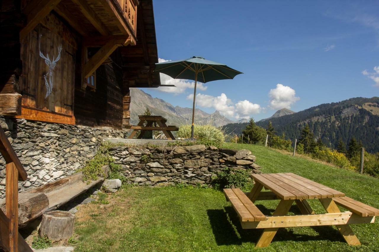 Reine des Aravis - chalet isolé Flumet Exterior foto